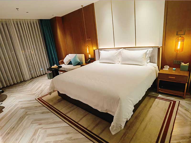 1:1 hotel guestroom mock-up for FF&E approval