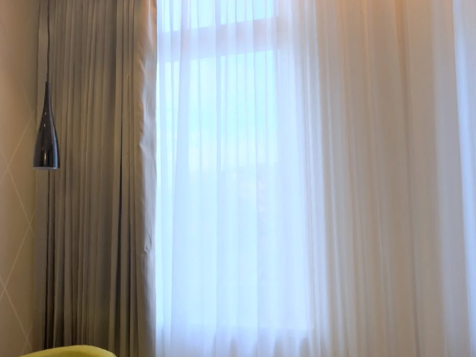 Full-scale 1:1 hotel guestroom mock-up interior built inside YABO Foshan factory for overseas EPC approval